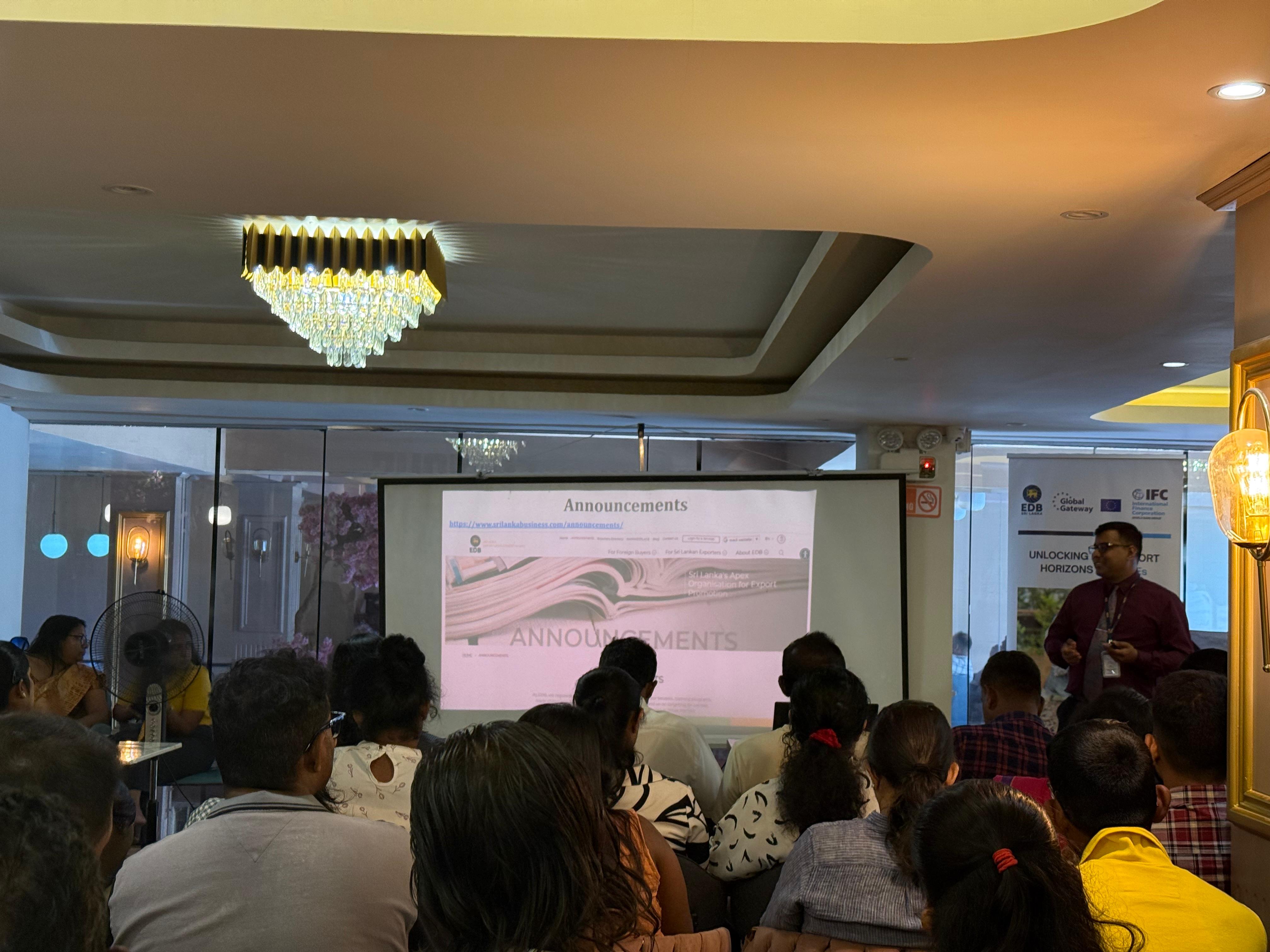ExpoNavigator – Sri Lanka Export Excellence Initiative (SLEEI) 2025: North Western Province Awareness Programme on Export Readiness
